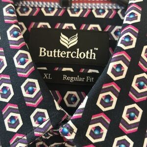 Buttercloth Men’s XL button down dress shirt. NEW